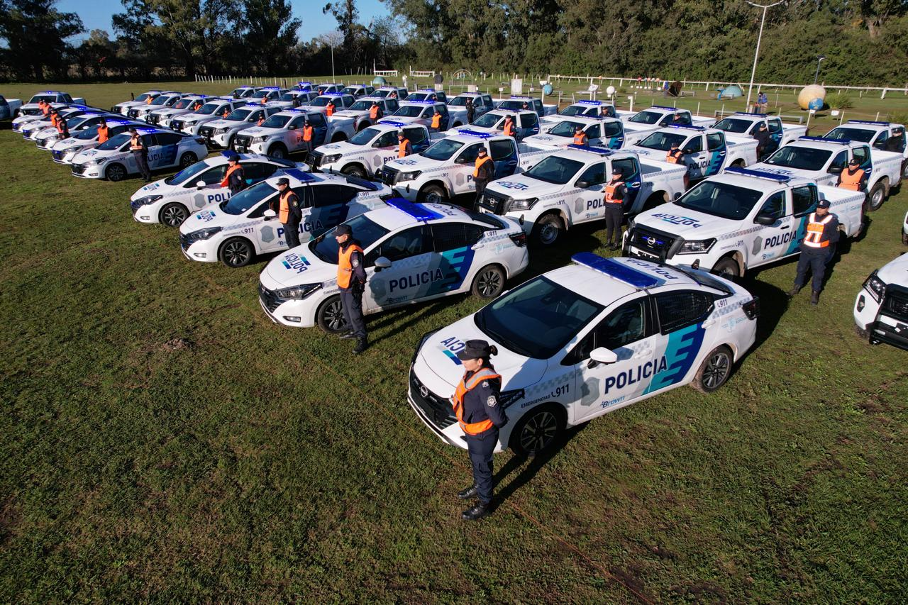 El Municipio incorporó 58 autos y camionetas policiales cero kilómetro y 30 motos que permitirán reforzar la prevención y el patrullaje en los barrios.