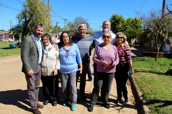 El nuevo dispositivo fue colocado en inmediaciones de la plazoleta del Barrio Facundo Quiroga para aumentar la seguridad.