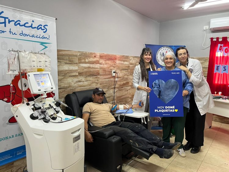  La actividad contó con la participación de vecinos de la localidad, y se enmarca en el trabajo sostenido para fortalecer la red pública de hemoterapia en todo el territorio. 