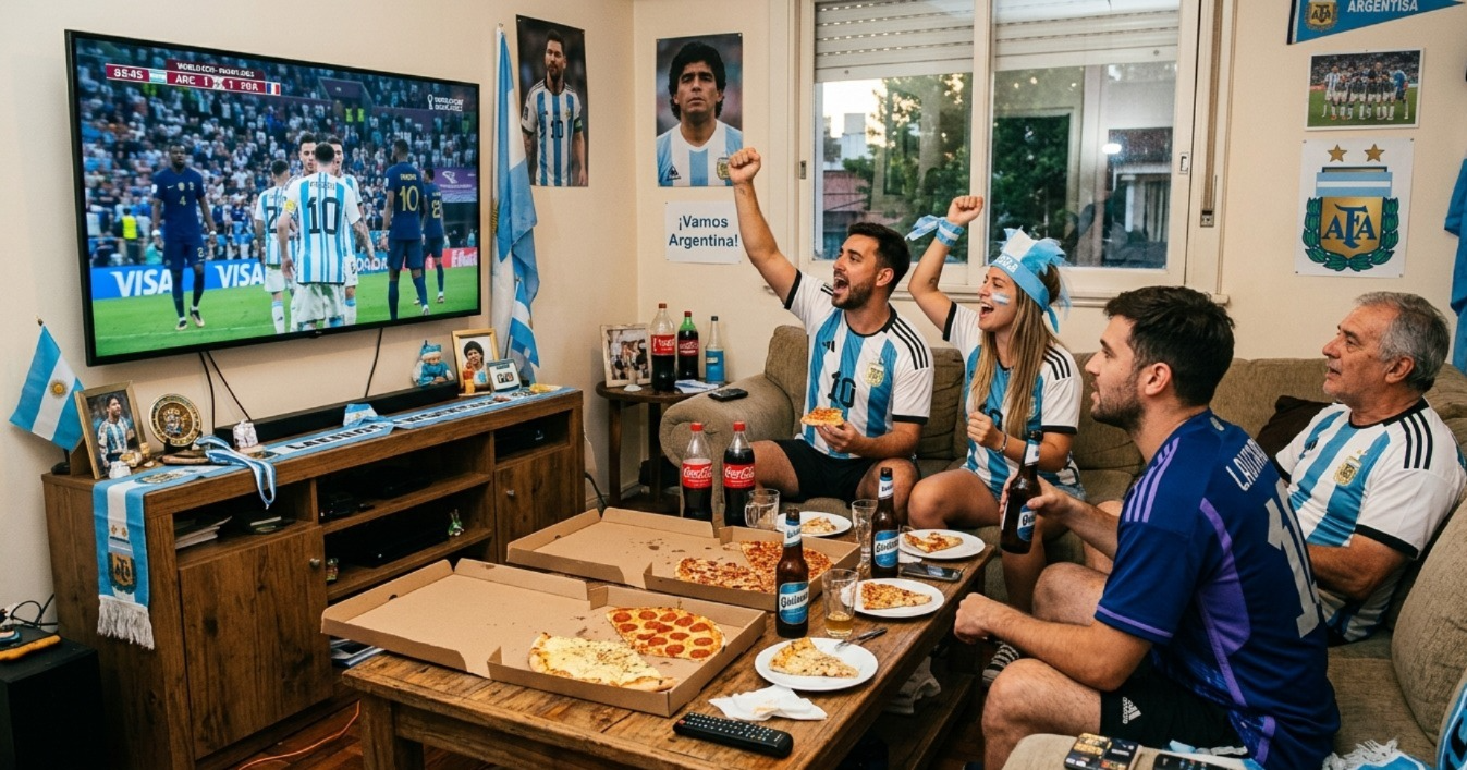 Más de 15 bares y restaurantes ofrecerán 50% de descuento en pizzas en Santa Fe el martes 16, día del debut de Argentina en el Mundial.