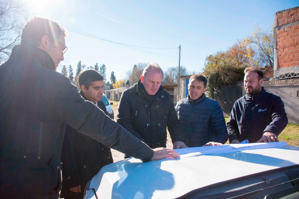 La obra incluyó la ejecución de 259 metros de red de agua potable con 10 conexiones domiciliarias.