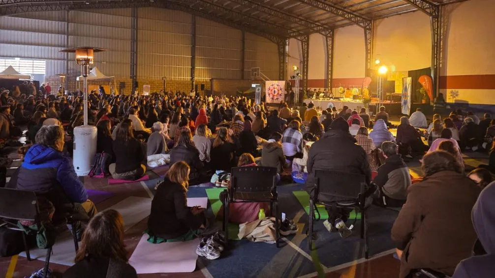 Unificó Tandil Medita y el Festival de Yoga y Bienestar, y sumó donaciones solidarias.