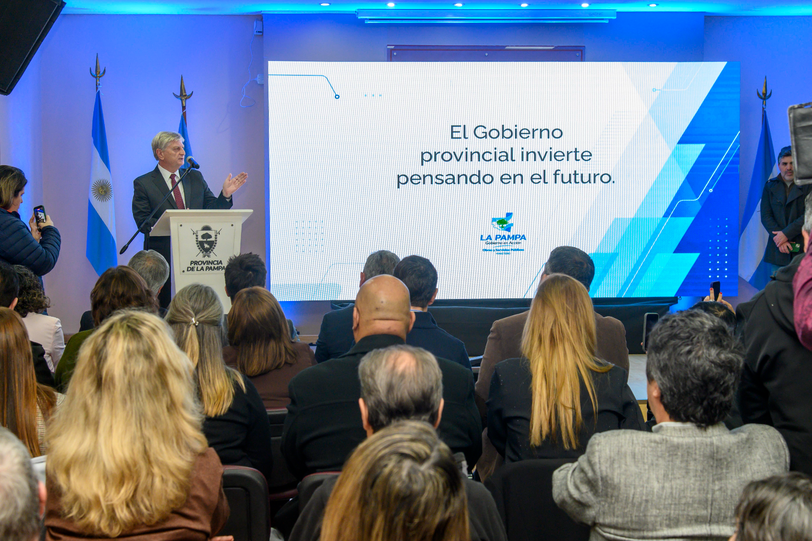 Ziliotto anunció una inversión de más de $24.000 millones para obras de saneamiento, agua potable, viviendas y créditos en Toay.