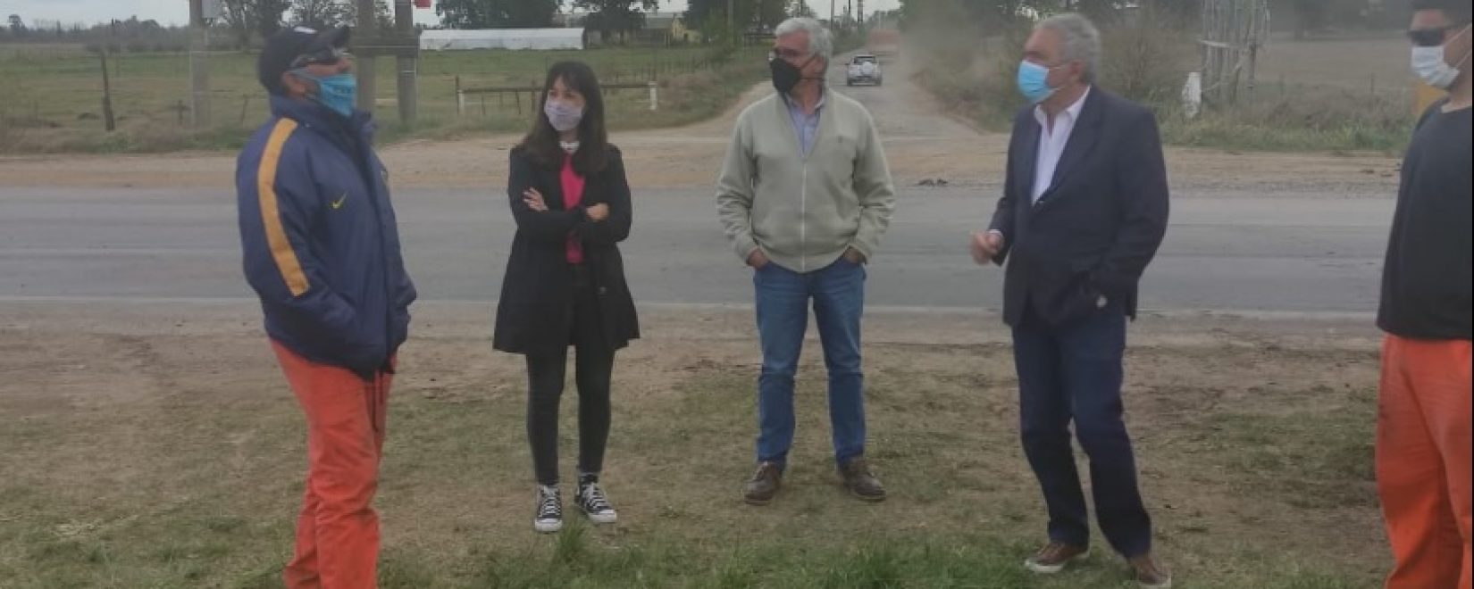 El Intendente Municipal recorri\u00f3 la zona donde comenzaron los trabajos.