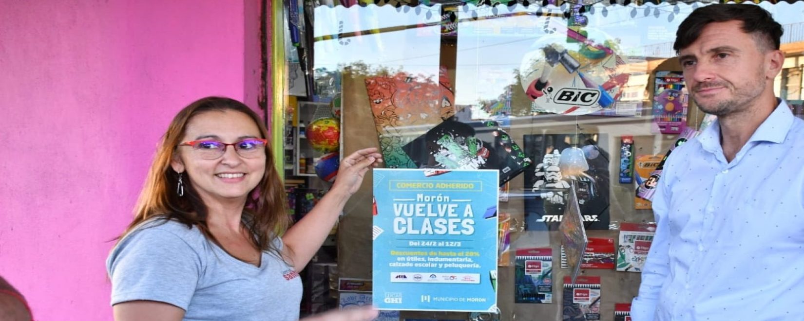 El programa de descuentos impulsado por el Municipio ofrece descuentos de hasta el 20% en art\u00edculos de librer\u00eda.