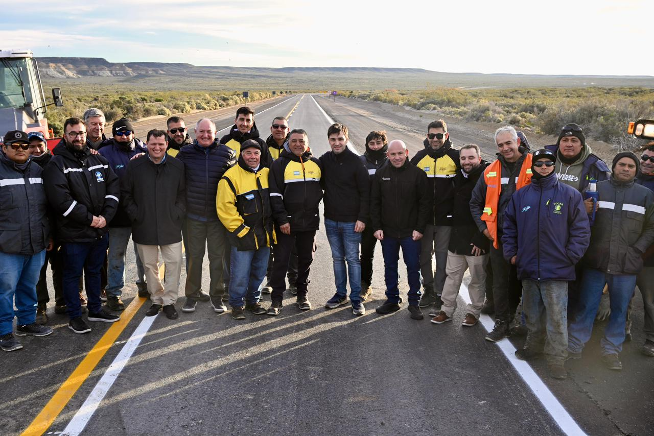 La Provincia finalizó la pavimentación de la Ruta 42 hacia El Doradillo con una inversión de $7.948 millones antes de la temporada de ballenas.